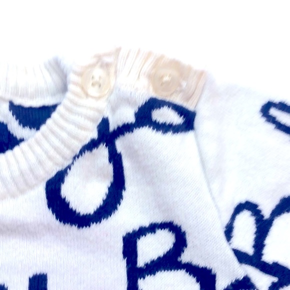 Baby Gap "Baby" Sweater Knit Romper, Size 3-6M - Picture 6 of 7